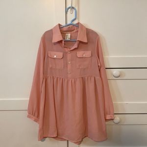 Sovereign Code Blush Dress Girls Size 6 with Lining